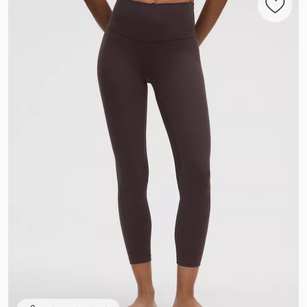 EUC Lululemon Align High Rise Pant, Sequoia, Size 8, 25” Inseam